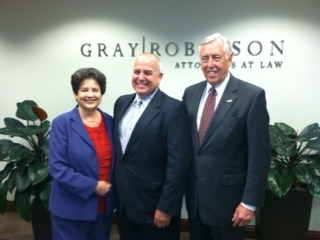 Mayor Resnick, Lois Frankel and Congressman Hoyer